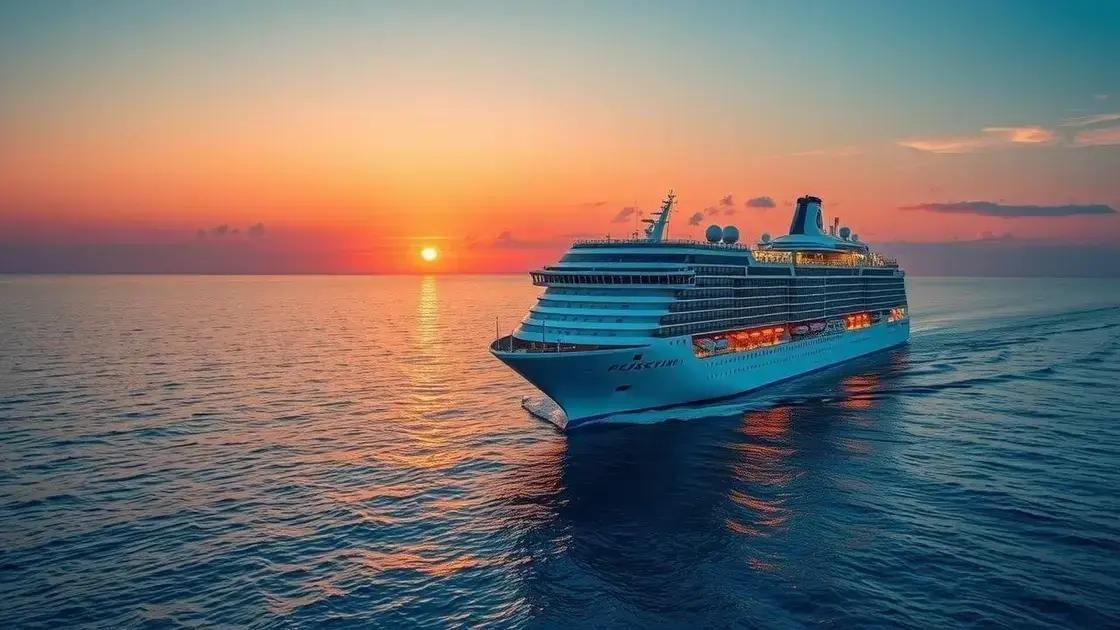 Cruzeiros marítimos para férias prolongadas com conforto e estilo