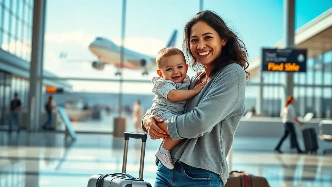 Dicas para viajar de avião com bebês sem estresse